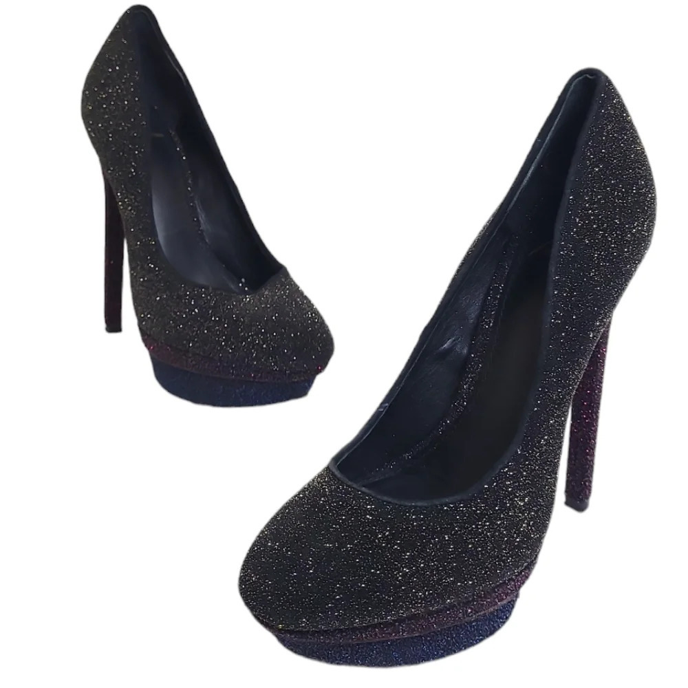 Brain Atwood Color Block Crystal Platform Pump He… - image 5